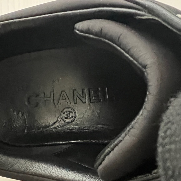 CHANEL 💯% Authentic Black Sneakers - Picture 3 of 5